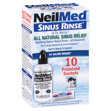 NEILMED SINUS RINSE STARTER KIT 10 PACK
