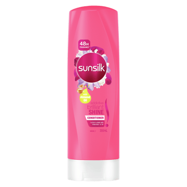 SUNSILK CONDITIONER ADDICTIVE BRILLIANT SHINE 350ML