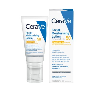CERAVE FACIAL MOISTURISING LOTION AM SPF 50 52ML