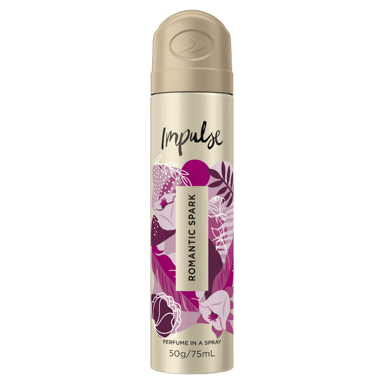 IMPULSE WOMEN BODY SPRAY ROMANTIC SPARK 75ML