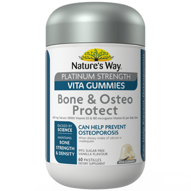 NATURES WAY ADULT VITA GUMMIES OSTEO & BONE PROTECT 60 GUMMIES