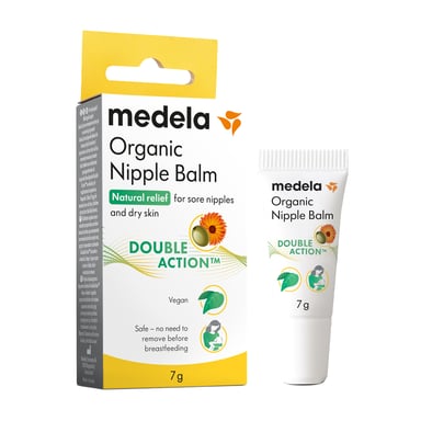 MEDELA ORGANIC NIPPLE BALM DOUBLE ACTION 7G