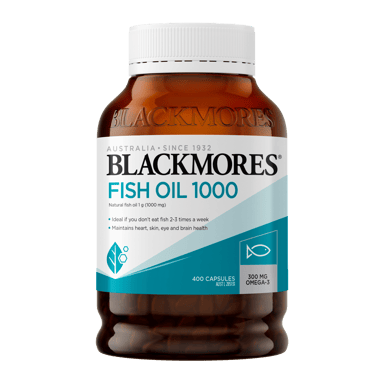 BLACKMORES FISH OIL 1000MG 400 CAPSULES