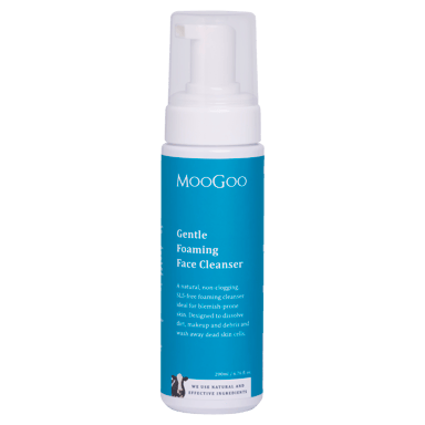 MOOGOO SKINCARE GENTLE FOAMING FACE CLEANSER 200ML