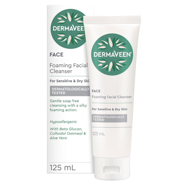 DERMAVEEN FOAMING FACIAL CLEANSER 125ML