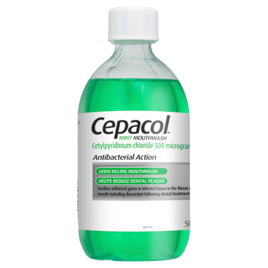 CEPACOL ANTIBACTERIAL ORAL SOLUTION  MINT 500ML