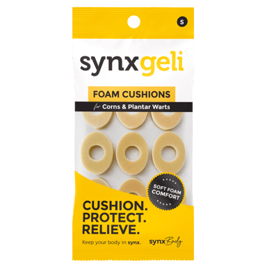 SYNXGELI FOAM CUSHIONS FOR CORN & PLANTAR WARTS
