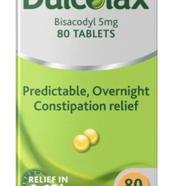 DULCOLAX CONSTIPATION RELIEF 5MG 80 TABLETS