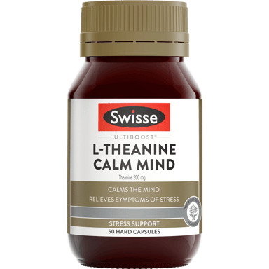 SWISSE ULTIBOOST L-THEANINE CALM MIND 50 CAPSULES
