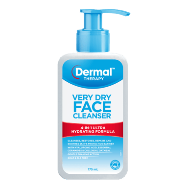 DERMAL THERAPY VERY DRY FACE CLEANSER 175ML