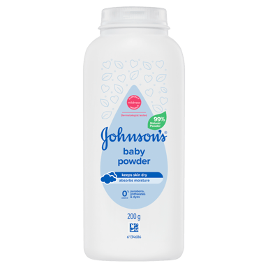 J&J BABY CORN STARCH POWDER 200G