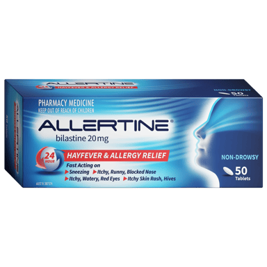 Allertine 20mg 50 Tablets