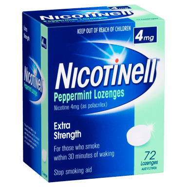 NICOTINELL MINT 4MG LOZENGES 72 PACK