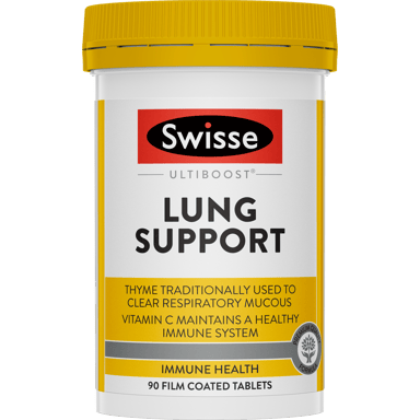 SWISSE ULTIBOOST LUNG HEALTH SUPPORT 90 TABLETS