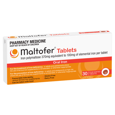MALTOFER IRON 30 TABLETS