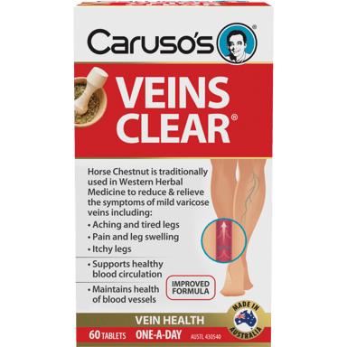 CARUSOS VEINS CLEAR 60 TABLETS