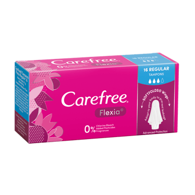 CAREFREE TAMPONS 3D REGULAR FLEXIA 16 PACK