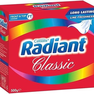 RADIANT LAUNDRY DETERGENT POWDER CLASSIC POWDER 500G