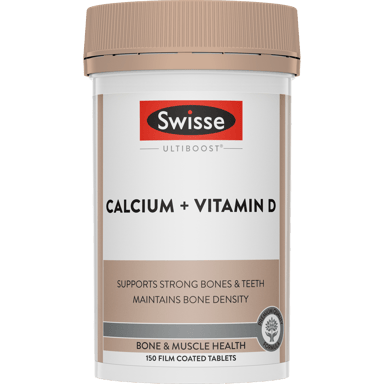 SWISSE ULTIBOOST CALCIUM + VITAMIN D 150 TABLETS