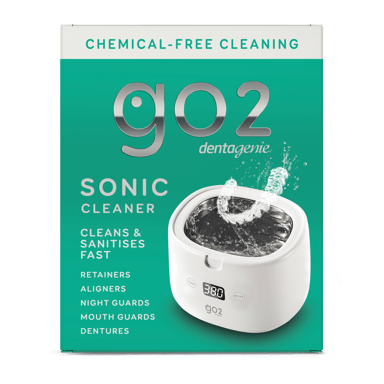 GO2 DENTAGENIE SONIC SANITISER 360 CHEMICAL FREE CLEANER