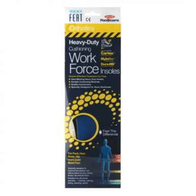 NEAT FEAT ORTHOTICS HEAVY-DUTY CUSHION WORK FORCE INSOLE SMALL