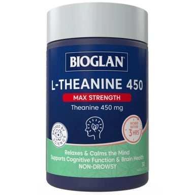 BIOGLAN L-THEANINE 450 30 CAPSULES