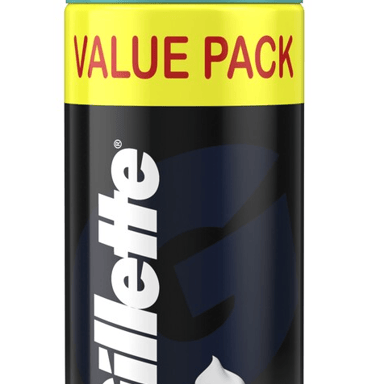 GILLETTE MENS SHAVE FOAM SENSITIVE SKIN VALUE 333G