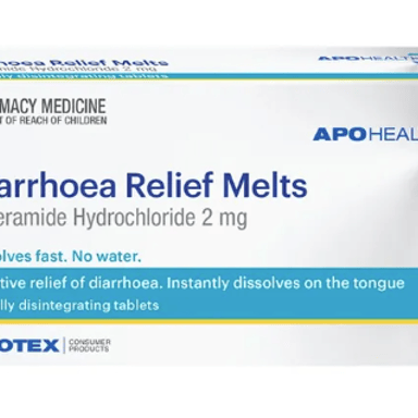 APOHEALTH DIARRHOEA RELIEF 12 MELTS