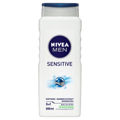NIVEA MEN SHOWER GEL SENSITIVE 500ML