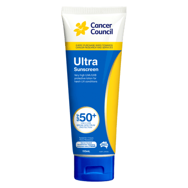 CANCER COUNCIL ULTRA SUNSCREEN SPECTRUM TUBE SPF50+ 110ML