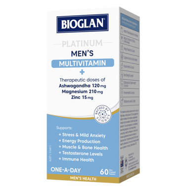 BIOGLAN PLATINUM MEN'S MULTIVITAMIN 60 TABLETS