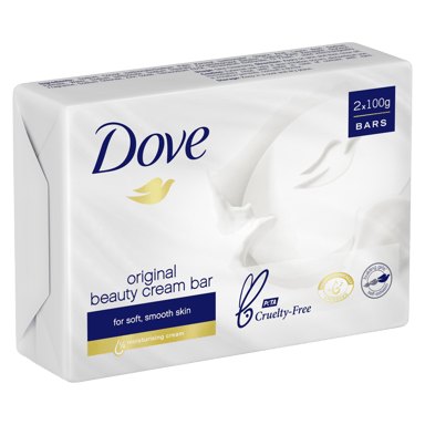 DOVE BEAUTY SOAP BAR ORIGINAL 90G 2 PACK