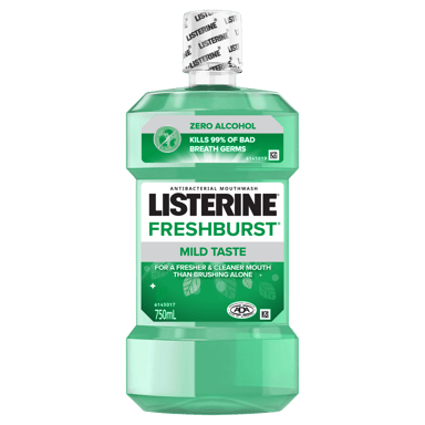 LISTERINE MOUTHWASH FRESHBURST ZERO 750ML