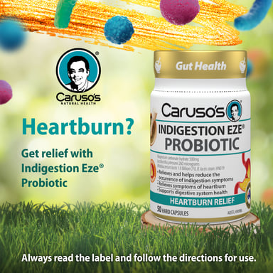 CARUSOS INDIGESTION EZE PROBIOTIC 50 CAPSULES