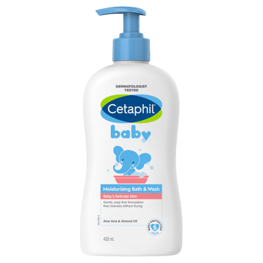 CETAPHIL BABY MOIST BATH WASH 400ML