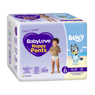 BABYLOVE JUMBO NAPPY PANTS JUNIOR 22 PACK