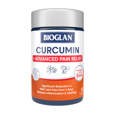 BIOGLAN CURCUMIN + ADVANCED PAIN RELIEF 150 TABLETS