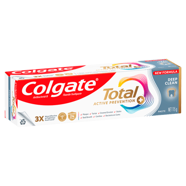 COLGATE TOOTHPASTE TOTAL ADVANCED CLEAN ANTIBACTERIAL 115G