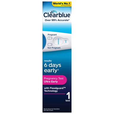 CLEARBLUE EARLY DETECTION PREGNACY TEST 1 PACK