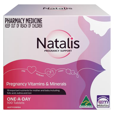 NATALIS PREGNANCY SUPPORT 100 TABLETS