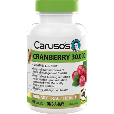 CARUSOS CRANBERRY 30000 90 TABLETS