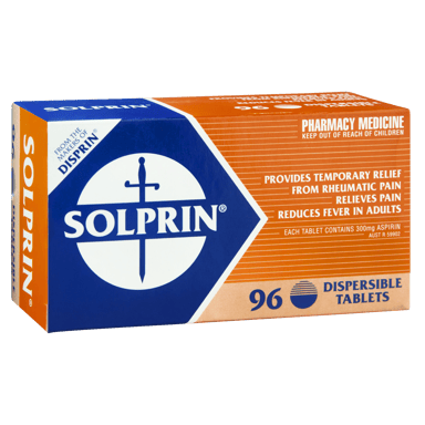 SOLPRIN ASPIRIN 300MG 96 TABLET