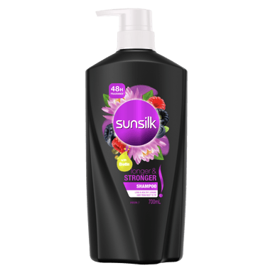 SUNSILK SHAMPOO LONGER & STRONGER 700ML