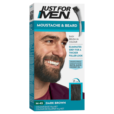 JUST FOR MEN MOUSTACHE & BEARD DARK BROWN