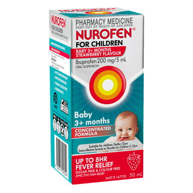 NUROFEN FOR CHILDREN 3 MONTHS + STRAWBERRY 50ML