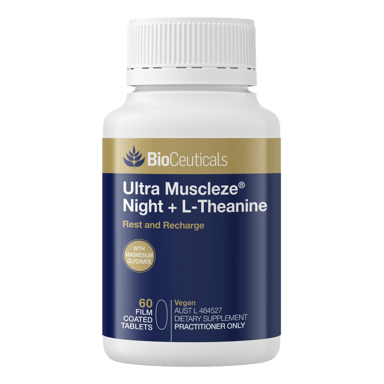 BIOCEUTICALS ULTRA MUSCLEZE NIGHT + L-THEANINE 60 TABLETS
