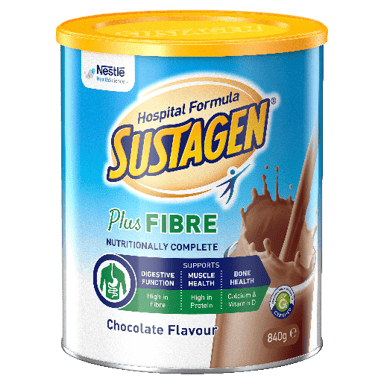 SUSTAGEN HOSPITAL FORMULA PLUS FIBRE CHOCOLATE POWDER 840G