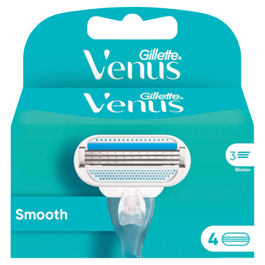 GILLETTE VENUS SMOOTH REFILL BLADES 4 PACK