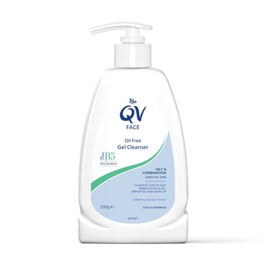 EGO QV FACE OIL FREE GEL CLEANSER 200ML