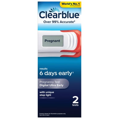 CLEARBLUE ULTRA EARLY PREGNANCY TEST 2 PACK